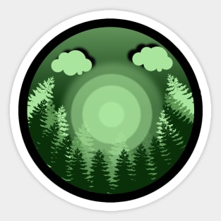 hearth of the forest Sticker